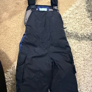 London Fog Navy Snow Bib Overalls